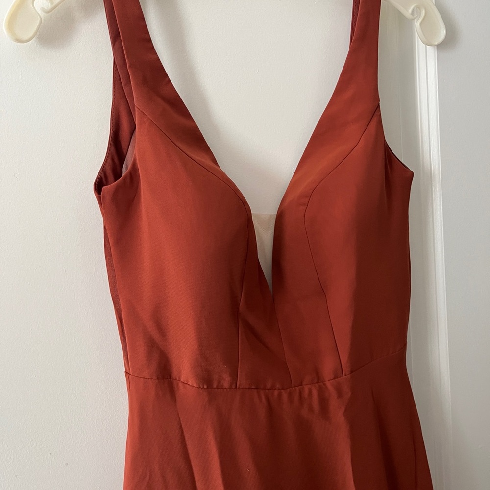 Sorella Vita Dress Cinnamon color 2 bridesmaid prom homecoming formal